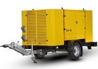 Винтовой компрессор Atmos PDP 190-8,6 (на шасси, рег. высота, с тормозами)