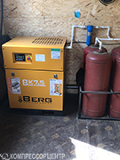 Винтовой компрессор "Berg" ВК-7.5/10 Е для ИП Новгородов