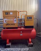 Винтовой компрессор "Berg" ВК-7,5Е О-500/8 для ООО "ПК Алдар"