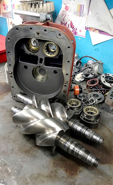 винтовой блок компрессора винтовой блок компрессора