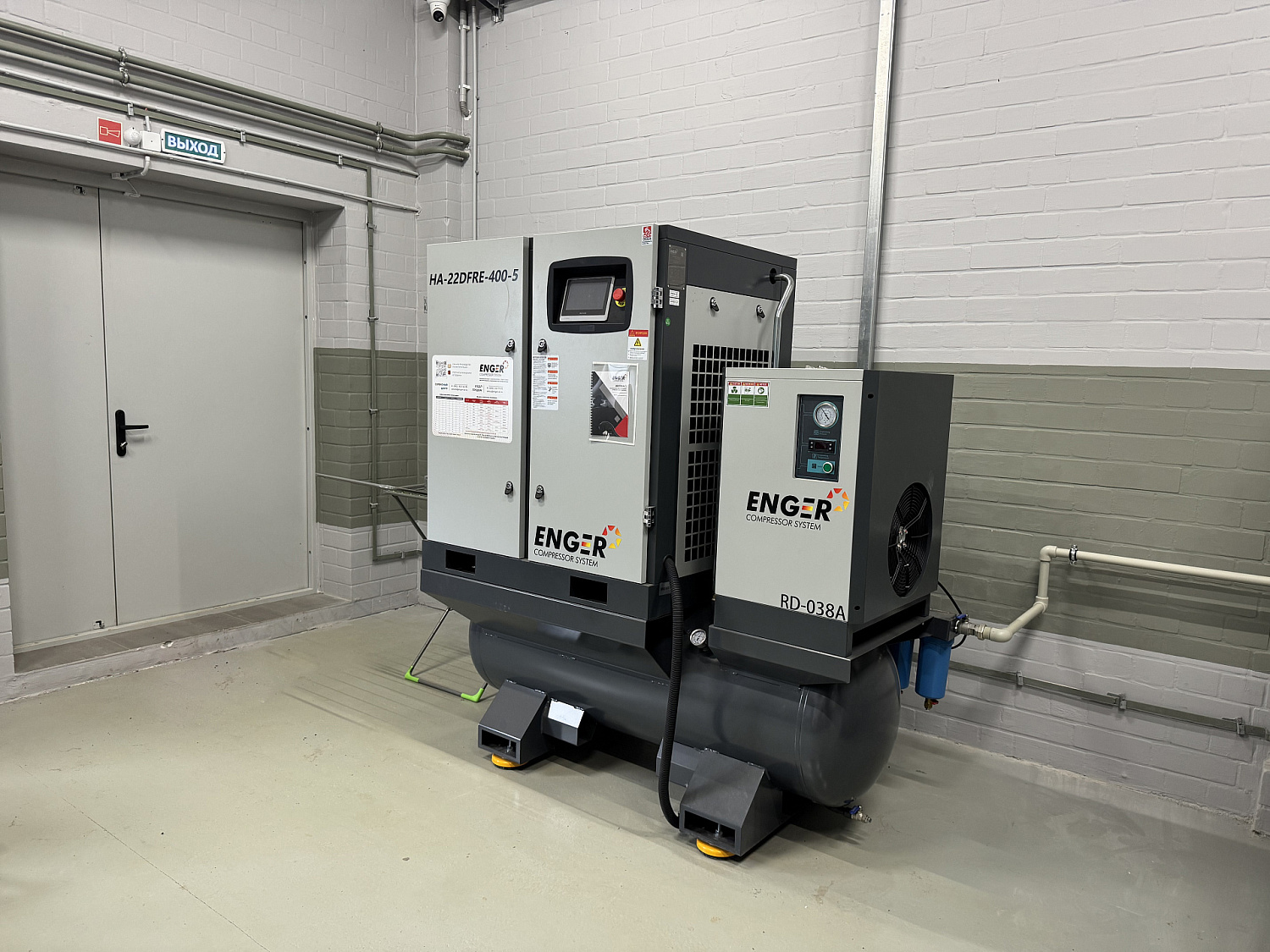  Винтовой компрессор Enger HA-22DFRE-400-5 16 для ООО "Машкомплект"
